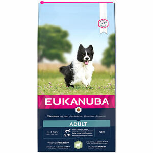 EUKANUBA Adult Small & Medium Breed Lamb 12 kg