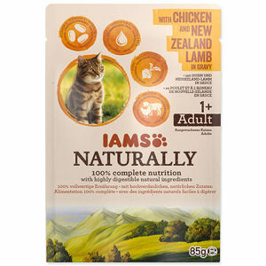 Kapsička IAMS Naturally kura & jahňacie v omáčke 85 g