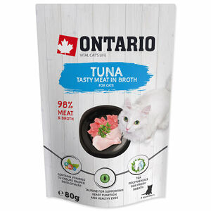Kapsička ONTARIO tuniak vo vývare 80 g