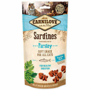 CARNILOVE Cat Semi Moist Snack Sardine enriched with Parsley 50 g