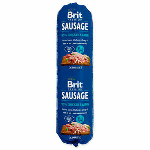 Saláma BRIT Premium Dog Sausage Chicken & Lamb 800 g