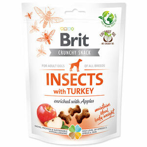 Brit Care Dog Crunchy Cracker. Insects with Turkey and Apples 200 g