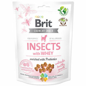 Brit Care Dog Crunchy Cracker. Insects with Whey enriched with Probiotics 200 g