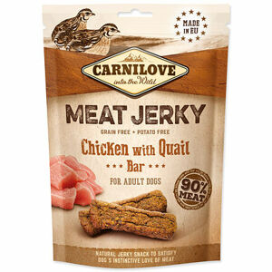CARNILOVE Jerky Snack Chicken with Quail Bar 100 g