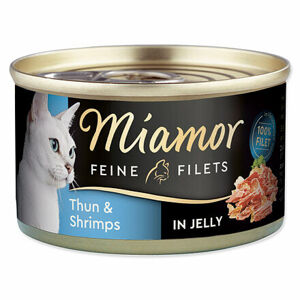 Konzerva MIAMOR Feine Filets tuniak + krevety v želé 100 g