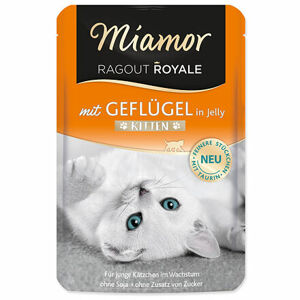 Kapsička MIAMOR Ragout Royale Kitten hydinová v želé 100 g