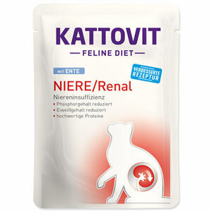 Kapsička KATTOVIT Feline Diet Kidney-diét/Renal duck 85 g
