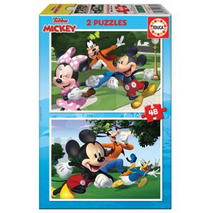 Puzzle Mickey&Friends Educa 2x48 dielov od 4 rokov