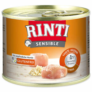 Konzerva RINTI Sensible kura + ryža 185 g