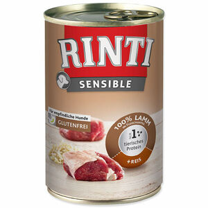 Konzerva RINTI Sensible jahňa + ryža 400 g