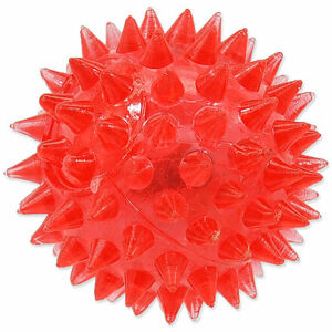 Hračka DOG FANTASY loptička LED ružová 5 cm 1 ks