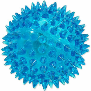 Hračka DOG FANTASY loptička LED modrá 6 cm 1 ks