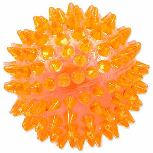 Hračka DOG FANTASY loptička pískacia oranžová 6 cm 1 ks