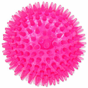 Hračka DOG FANTASY míček pískací růžový 8 cm 1 ks