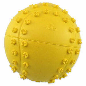 Loptička DOG FANTASY tenis s bodlinami pískací mix farieb 6cm 1 ks