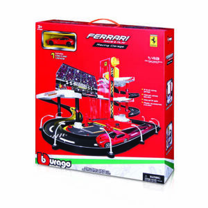 Bburago 1:43 Ferrari Race & Play garáž s jedným autíčkom 30197