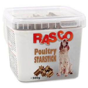 Pochúťka RASCO Dog starstick hydinová 500 g