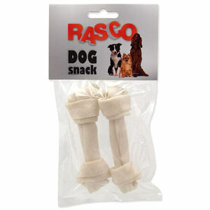 Uzle RASCO Dog byvolie biele 11 cm 2 ks