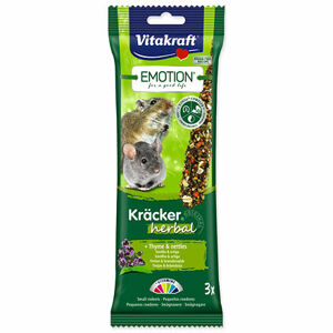 Tyčinky VITAKRAFT Emotion Kracker Herbal pre malé hlodavce 75 g