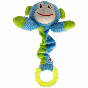 Hračka LET`S PLAY Junior opica modrá 30 cm 1 ks