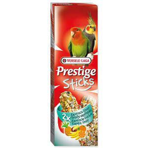 Tyčinky VERSELE-LAGA Prestige exotické ovocie pre stredné papagáje 140 g