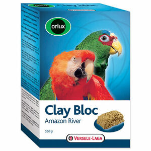 Ílový blok VERSELE-LAGA Clay Bloc Amazon River pre väčšie papagáje 550 g