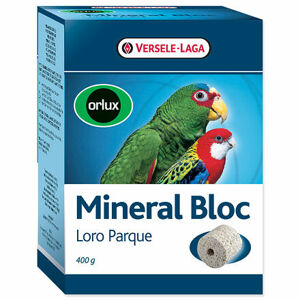 Minerálny blok VERSELE-LAGA Loro Parque lisovaný grit s koralmi veľké papagáje 400 g