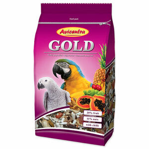 AVICENTRA Gold pre veľké papagáje 850 g