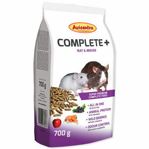Krmivo AVICENTRA COMPLETE+ pre potkanov a myši 700 g