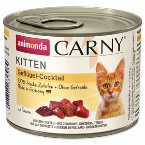 Konzerva ANIMONDA Carny Kitten hydinová zmes 200 g