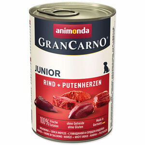 Konzerva ANIMONDA Gran Carno Junior hovädzie + morčacie srdce 400 g