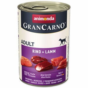 Konzerva ANIMONDA Gran Carno hovädzie + jahňa 400 g