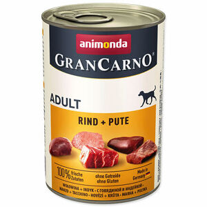Konzerva ANIMONDA Gran Carno hovädzie + morka 400 g