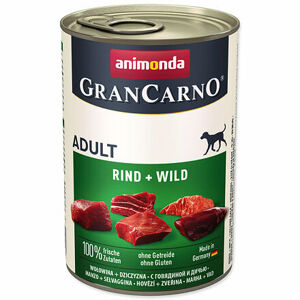 Konzerva ANIMONDA Gran Carno hovädzie + zverina 400 g