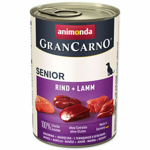 Konzerva ANIMONDA Gran Carno Senior hovädzie + jahňa 400 g