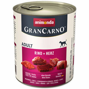 Konzerva ANIMONDA Gran Carno hovädzie + srdce 800 g