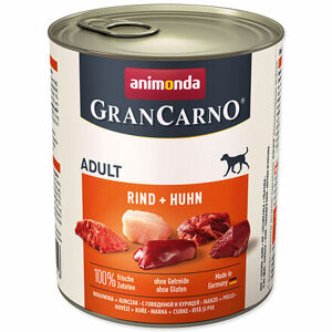 Konzerva ANIMONDA Gran Carno hovädzie + kura 800 g