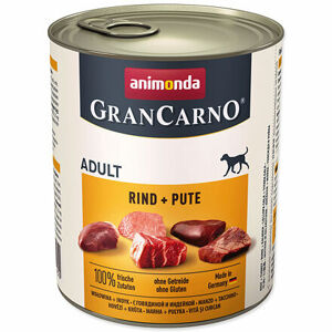 Konzerva ANIMONDA Gran Carno hovädzie + morka 800 g