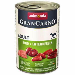 Konzerva ANIMONDA Gran Carno hovězí + kachní srdce 400 g