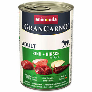 Konzerva ANIMONDA Gran Carno hovädzie + jelenie + jablká 400 g