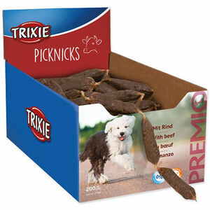 Maškrta TRIXIE Dog Premio Picknicks klobása hovädzie 8 cm / 8 g 200 ks