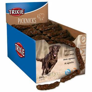 Maškrta TRIXIE Dog Premio Picknicks klobása jahňacia 8 cm / 8 g 200 ks