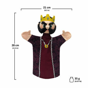 Moravská ústredňa maňuška kráľ 28 cm