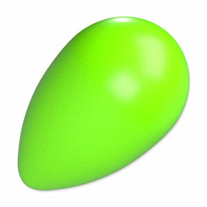 Hračka DOG FANTASY Eggy ball tvar vejce zelená 8 x 13 cm