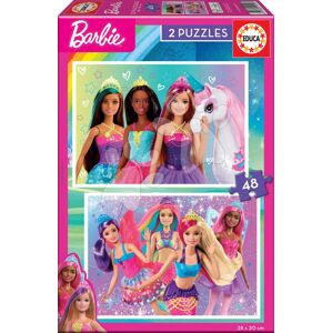 Puzzle Barbie Disney Educa 2x48 dielov