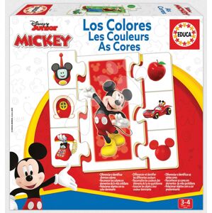 Náučná hra Učíme sa farby Mickey & Friends Educa so 6 obrázkami 42 dielov od 3 rokov