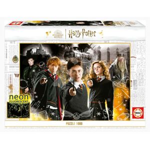 Puzzle Harry Potter 1 Neon Educa 1000 dielov a Fix lepidlo svietiace EDU19488