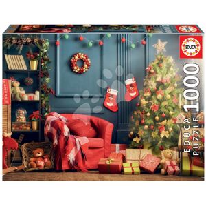 Puzzle Genuine Christmas Corner Educa 1000 dielov a Fix lepidlo