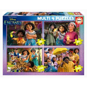 Puzzle Multi 4 Disney Encanto Educa 50-80-100-150 dielov od 5 rokov