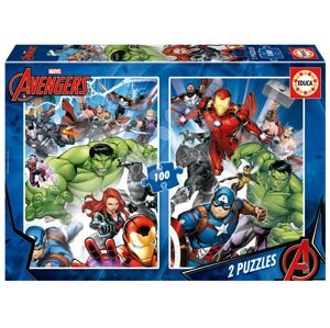 Puzzle Avengers Educa 2x100 dielov od 6 rokov